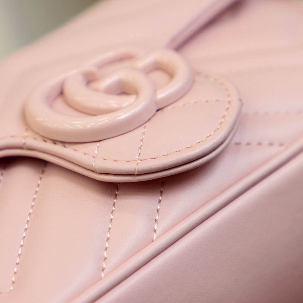 Gucci Bags- Gucci Marmont Super Mini Bag Luxury Designer Leather Handbag