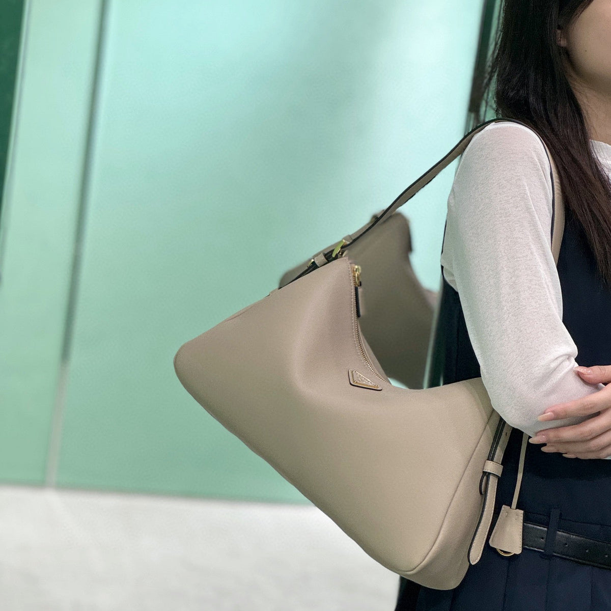 Bags- Pd Aimee Large Shoulder Bag Luxury Designer Leather Handbag