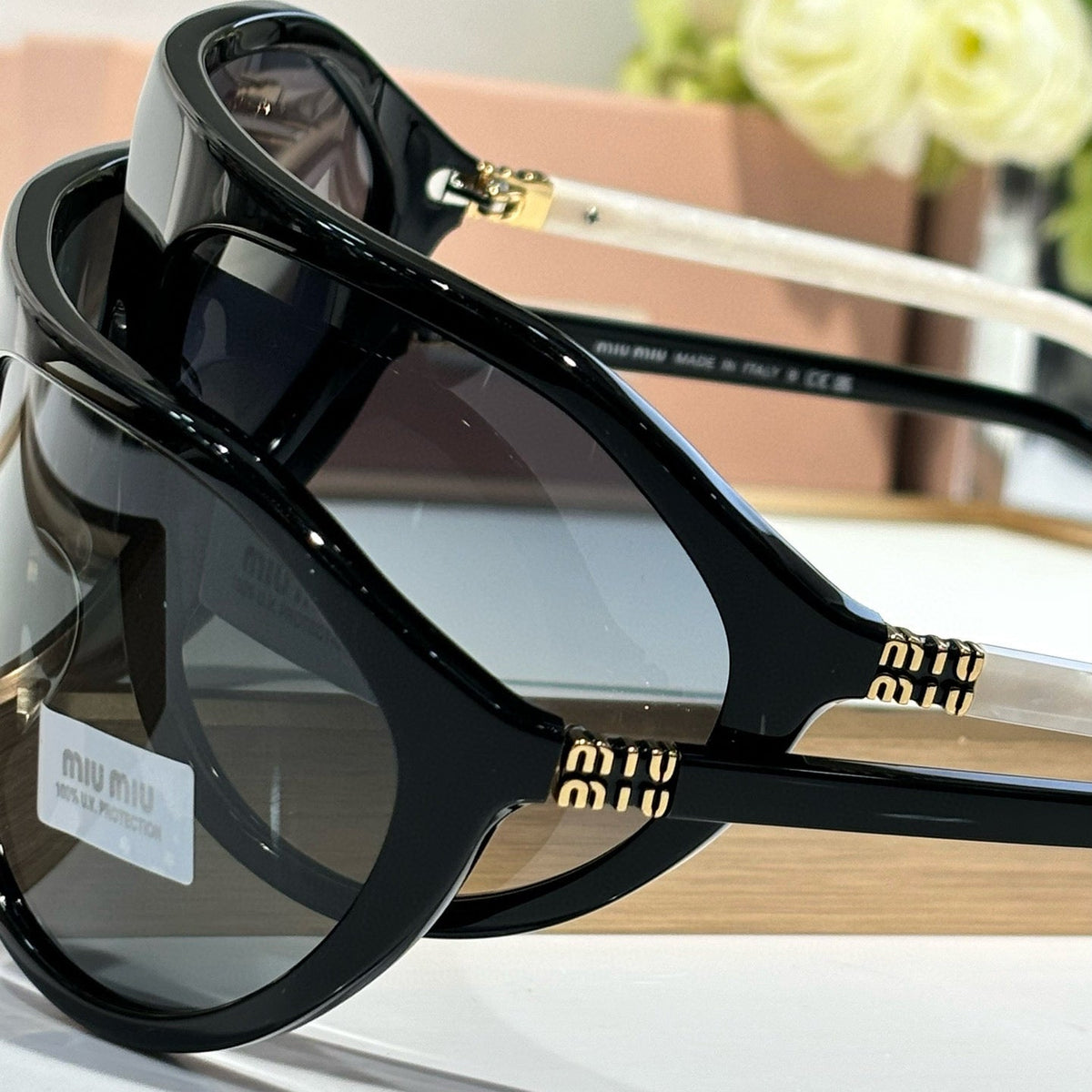 Sunglasses- Miu M Sunglasses Luxury Designer UV Sunglasses