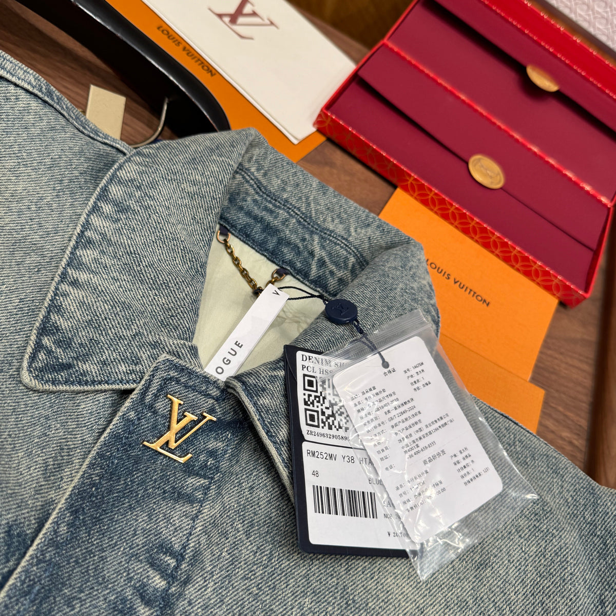 Louis Vuitton Jackets- Louis Vuitton Lou Denim Jacket Stylish Everyday Designer Outerwear