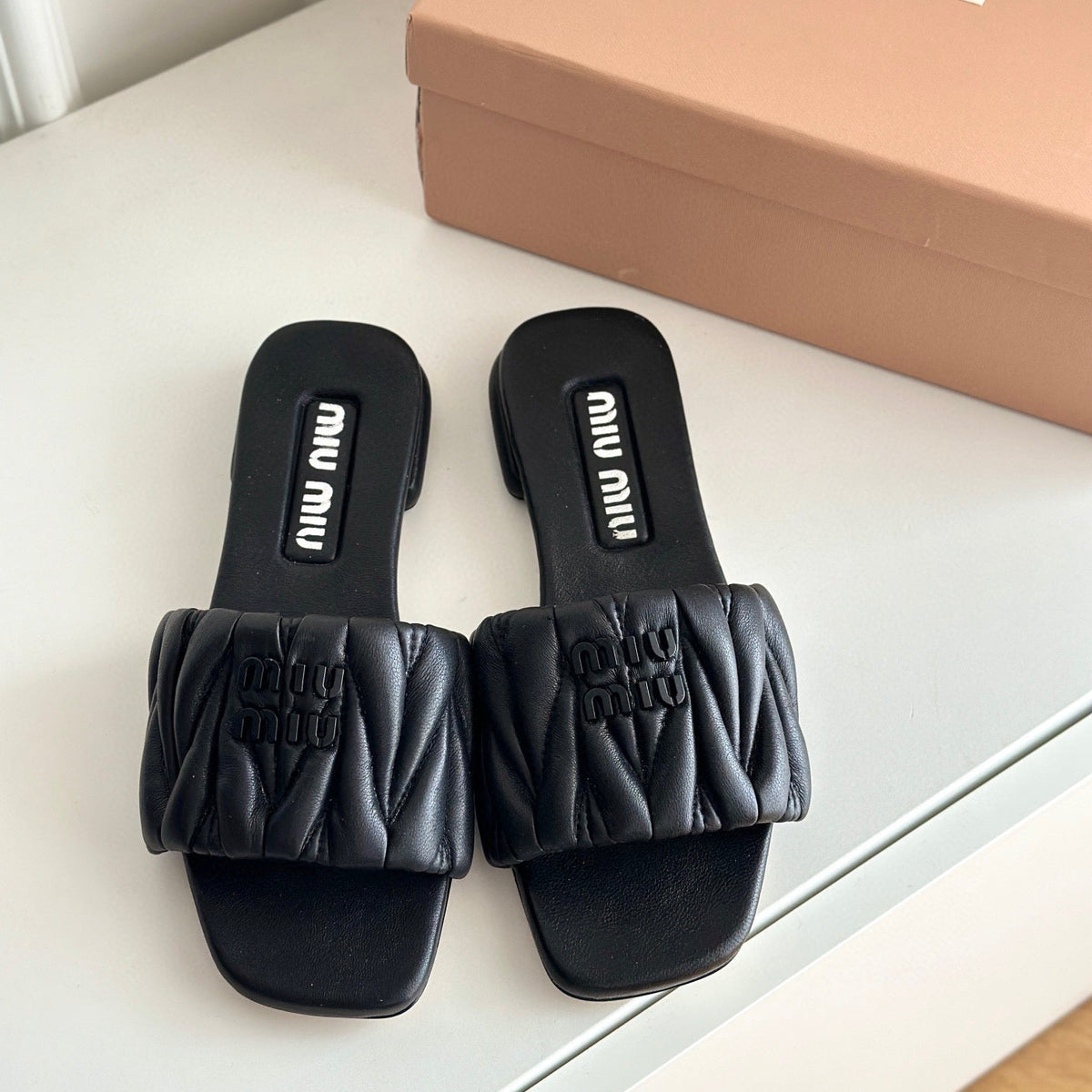 Shoes- Miu M Sandals Premium Designer Casual Shoes