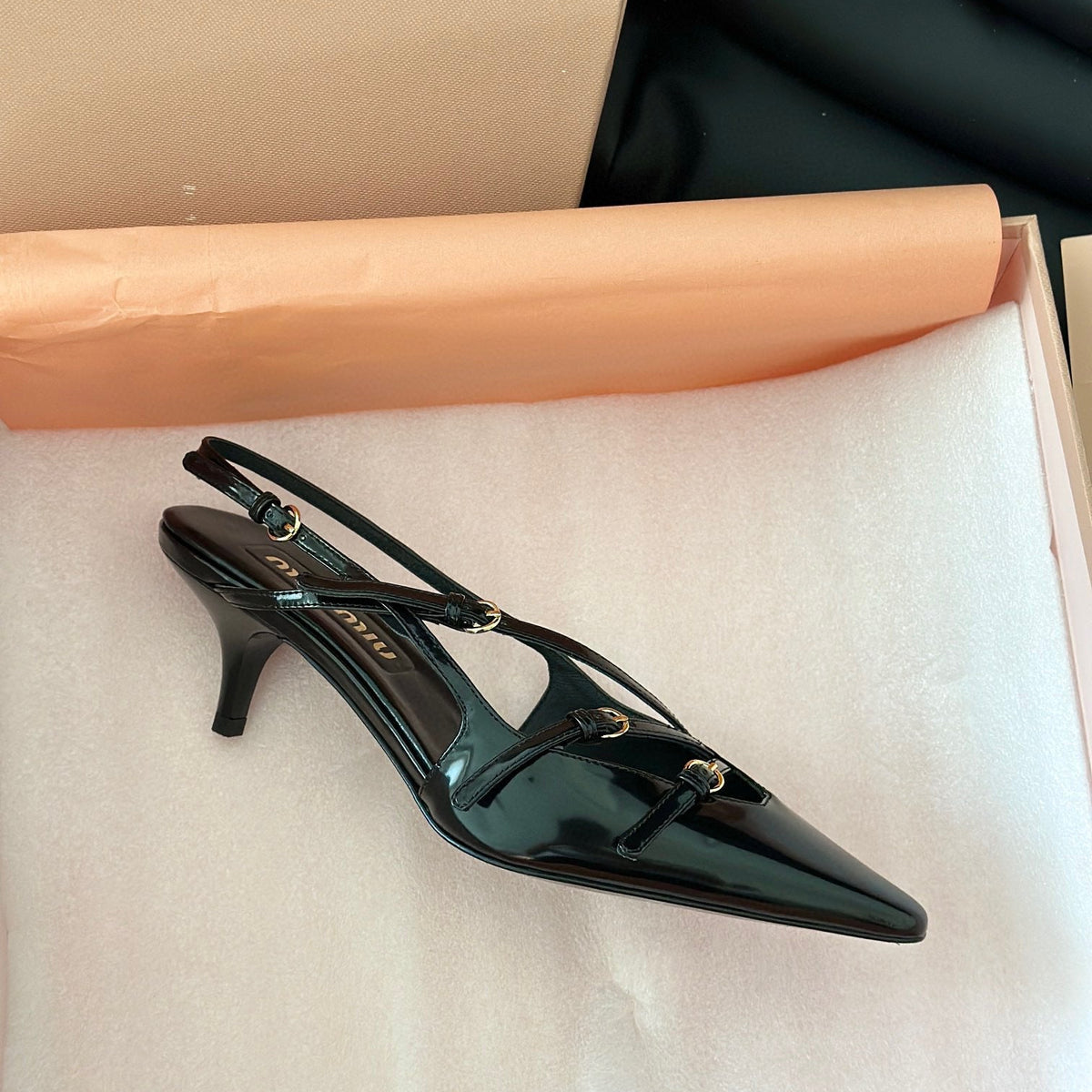 Shoes- Miu M Heels Luxury Lifestyle Designer Footwear