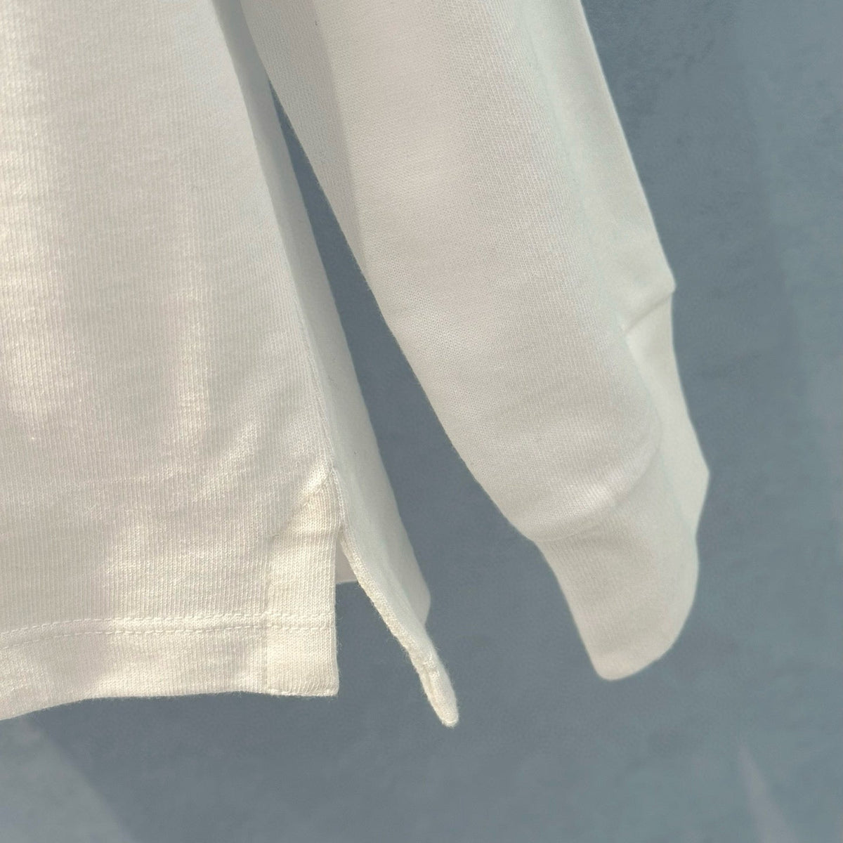 Detail shot of Gucci T-Shirt premium leather texture