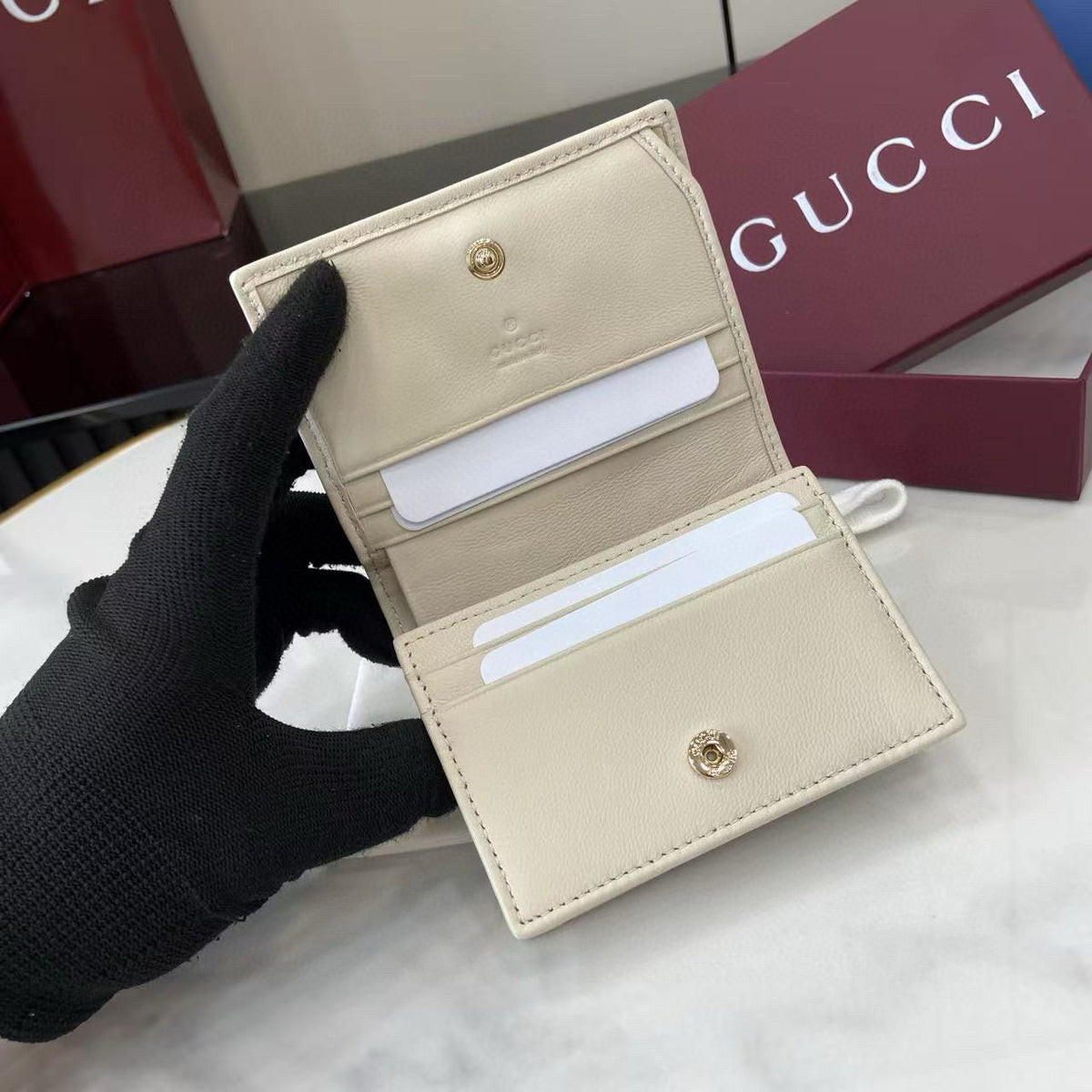 Gucci Wallets- Gucci Marmont Small Wallet Compact Luxury Card Wallet