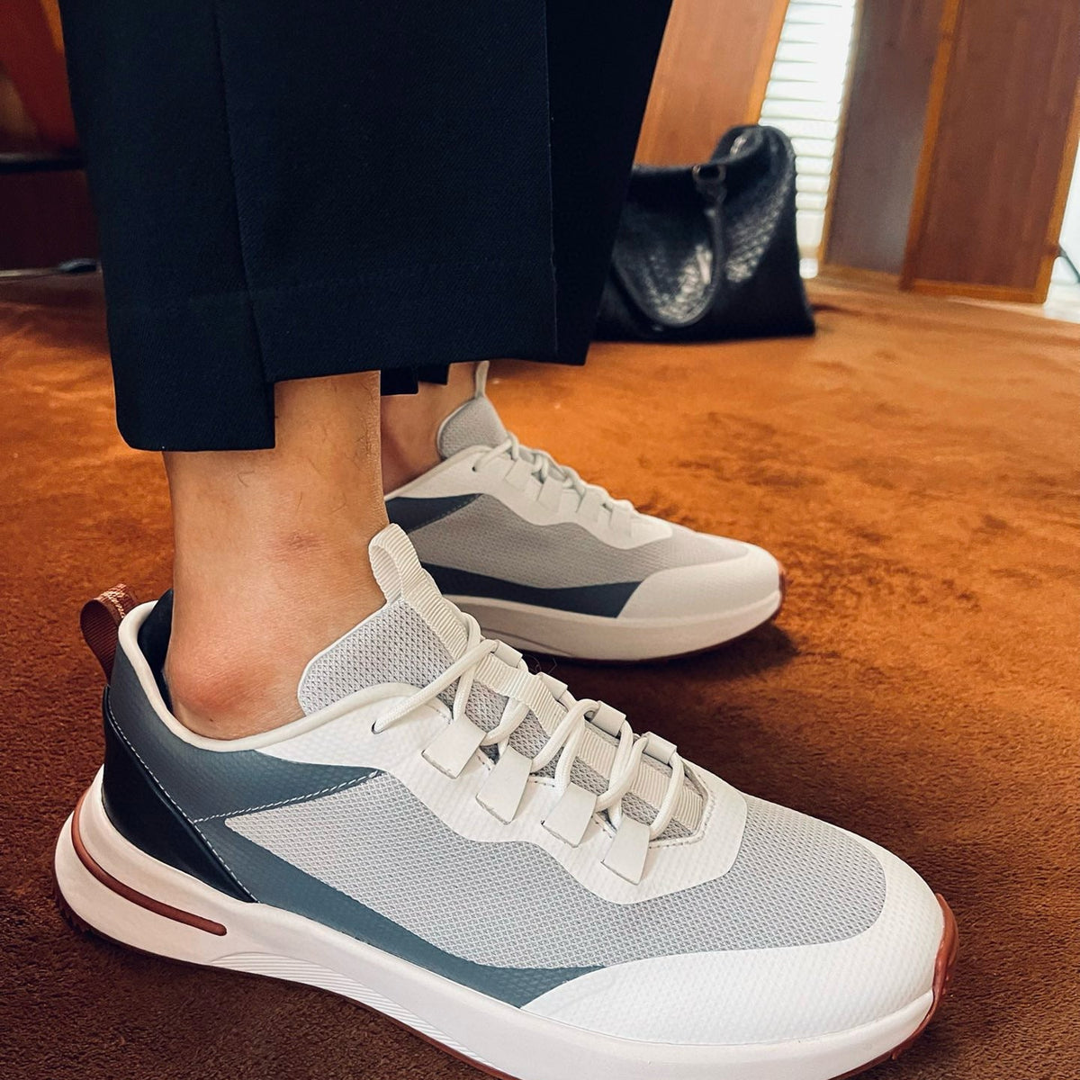 Shoes- Loro P Weekend Walk Trainers Luxury Lifestyle Designer Footwear