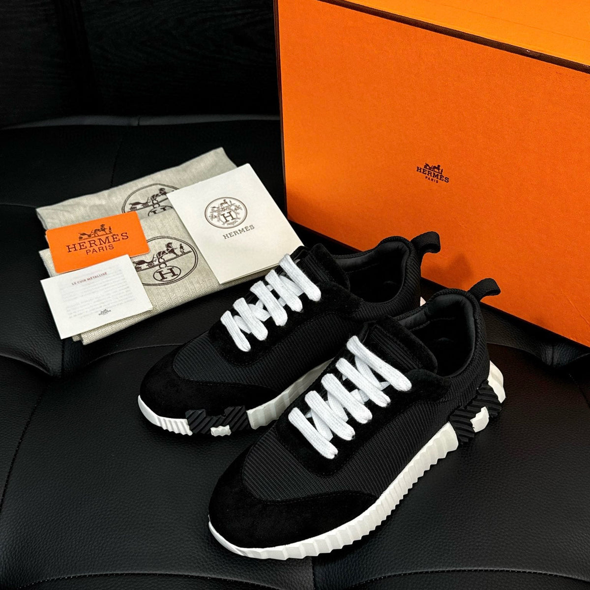 Shoes- Herm Bouncing Sneakers Premium Designer Casual Shoes