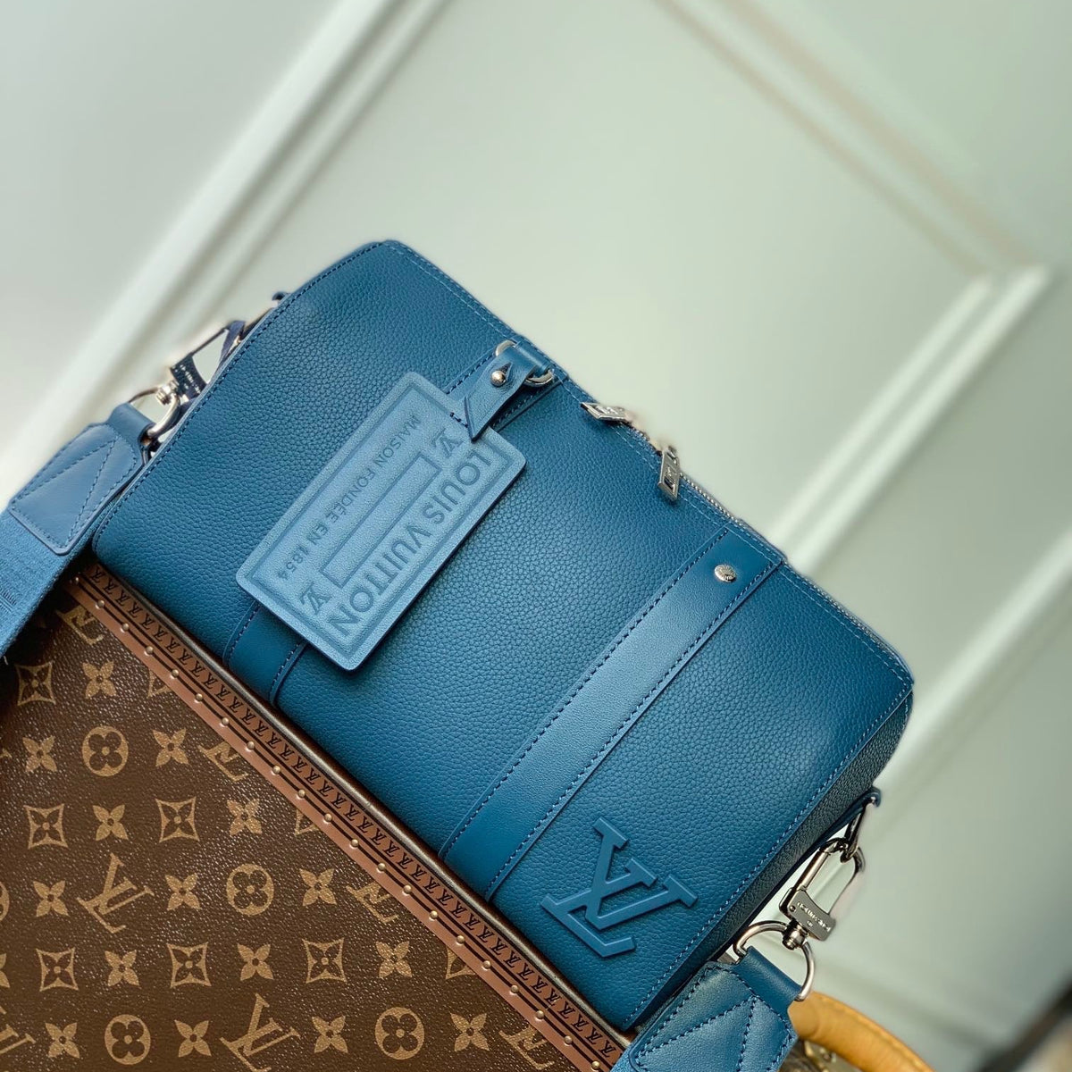 Louis Vuitton Bags- Louis Vuitton Lou City Keepall Bag Luxury Designer Leather Handbag