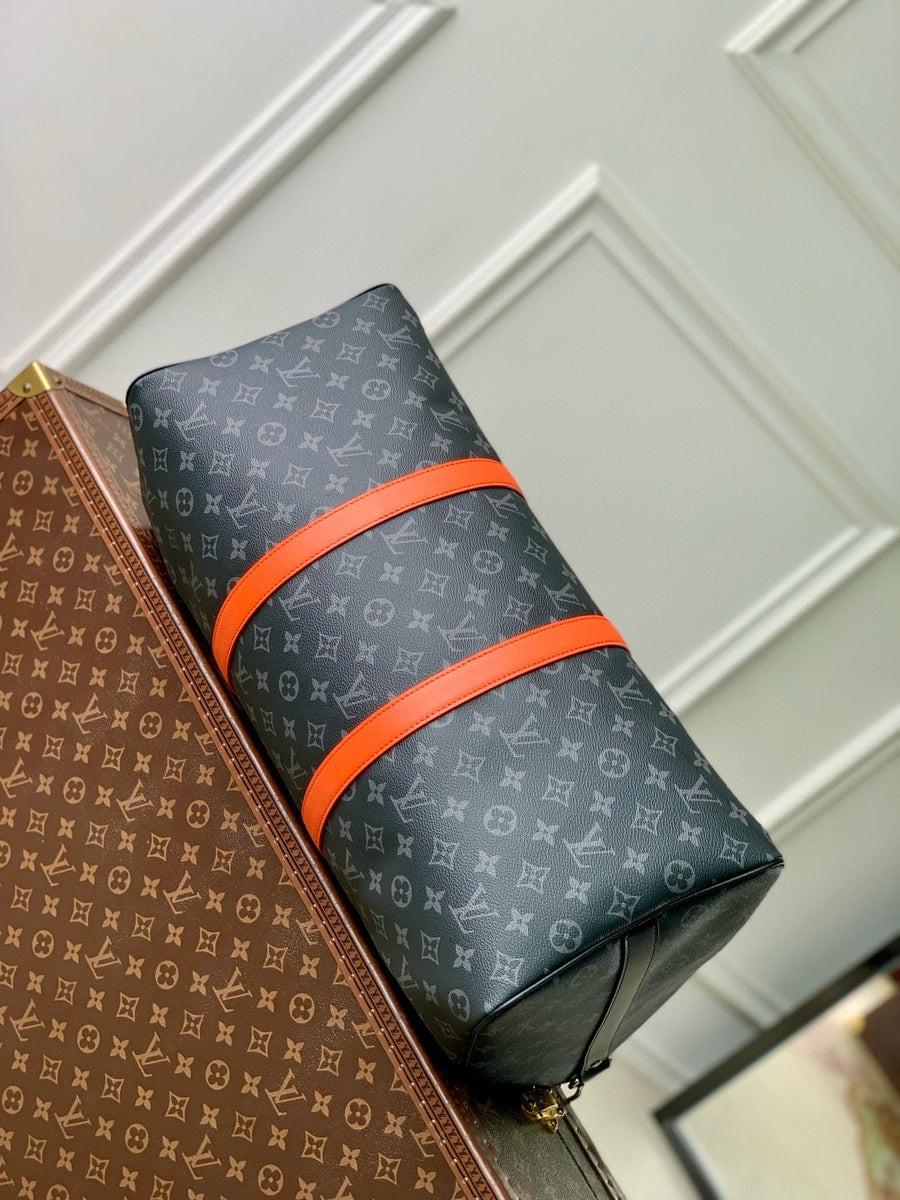 Louis Vuitton Bags- Louis Vuitton Lou Keepall Bandoulière 50 Bag Elegant Everyday Designer Handbag