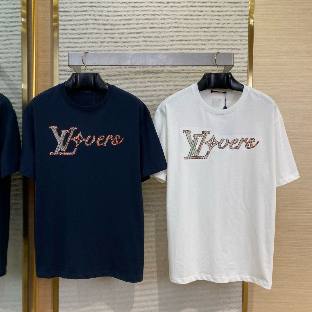 Louis Vuitton T-Shirts- Louis Vuitton Lou T-shirt Casual Everyday Designer Tee