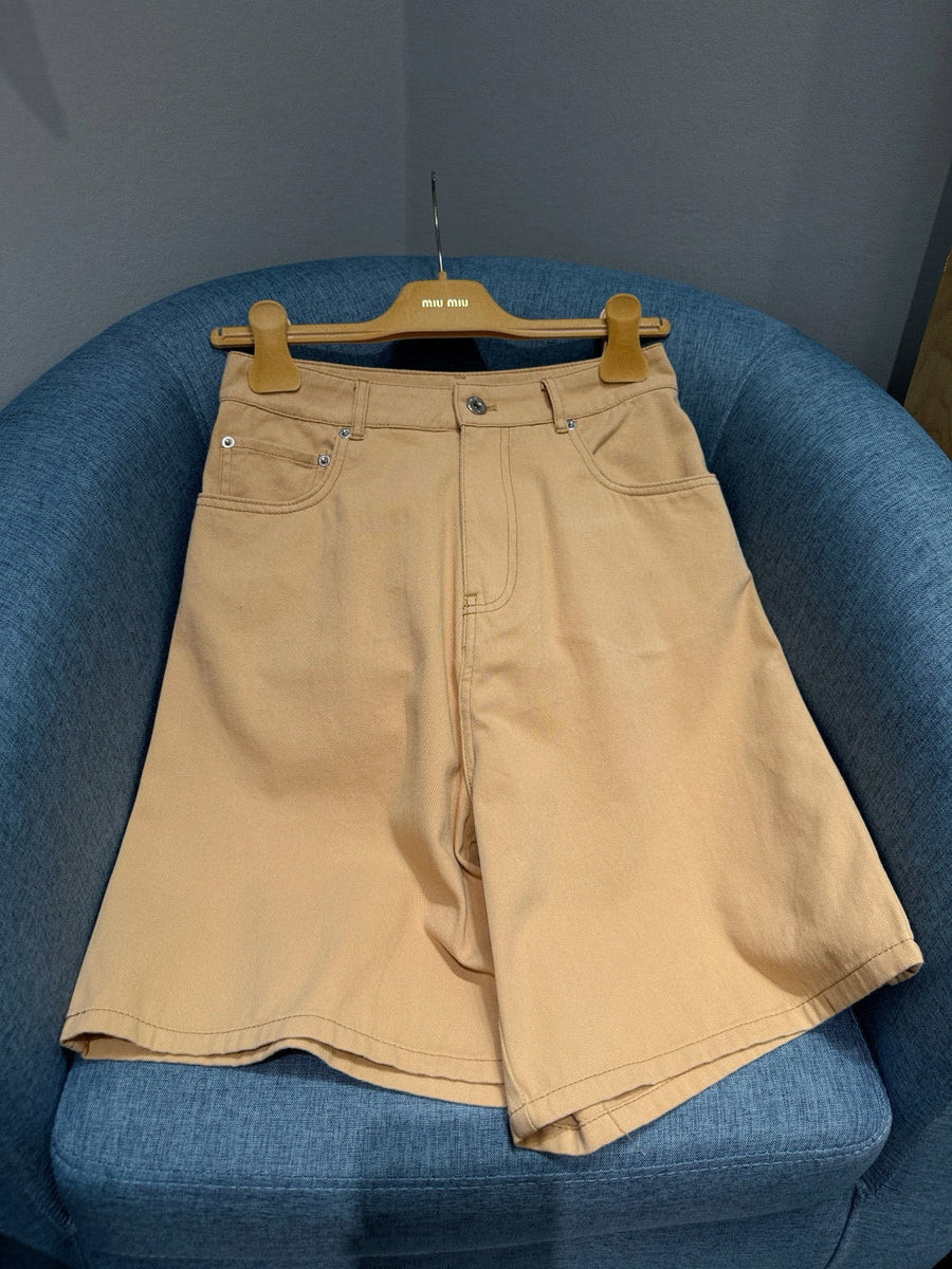 Shorts- Miu M Shorts Everyday Lightweight Designer Shorts