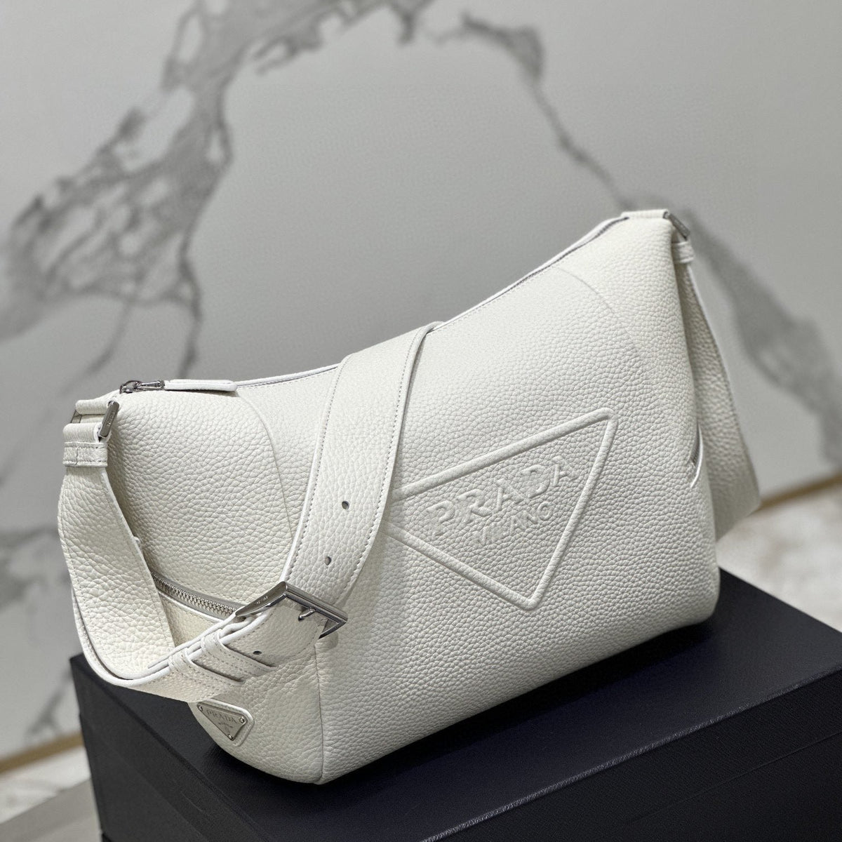 Bags- Pd Leather Bag With Shoulder Strap Elegant Everyday Designer Handbag