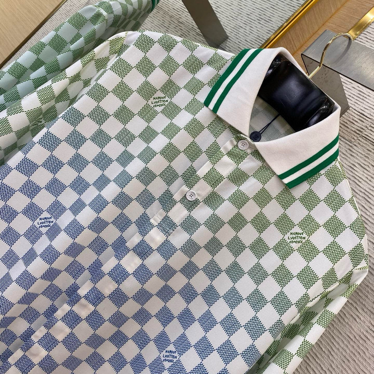 Louis Vuitton Polo Shirts- Louis Vuitton Lou Polo Shirt Classic Designer Cotton Polo Shirt