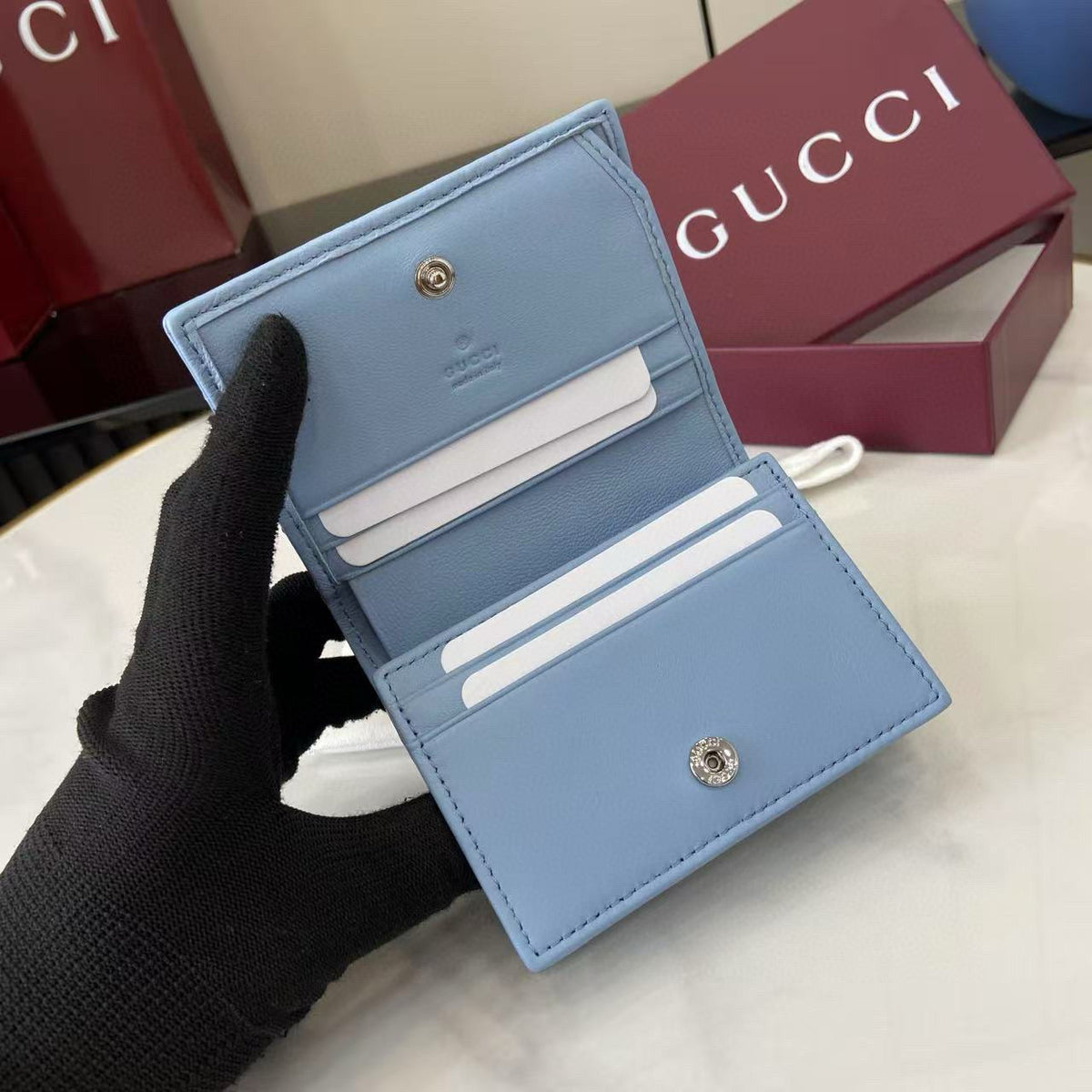 Gucci Wallets- Gucci Marmont Small Wallet Elegant Everyday Leather Wallet