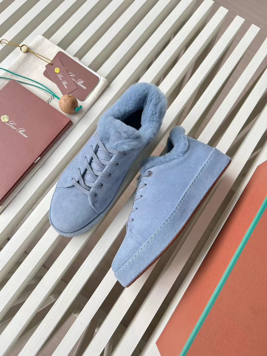 Shoes- Loro P Fur Nuages Sneakers Luxury Lifestyle Designer Footwear