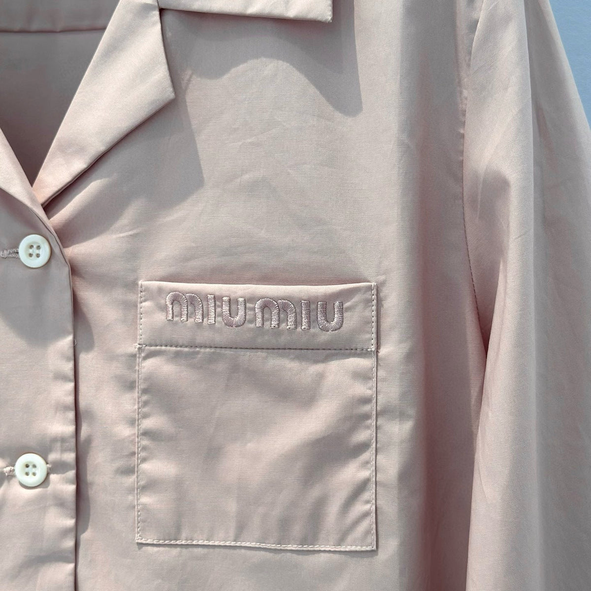 Tops- Miu M Shirt Premium Designer Casual Top