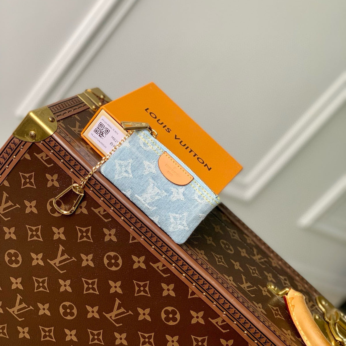Louis Vuitton Bags- Louis Vuitton Lou Key Pouch Luxury Designer Leather Handbag