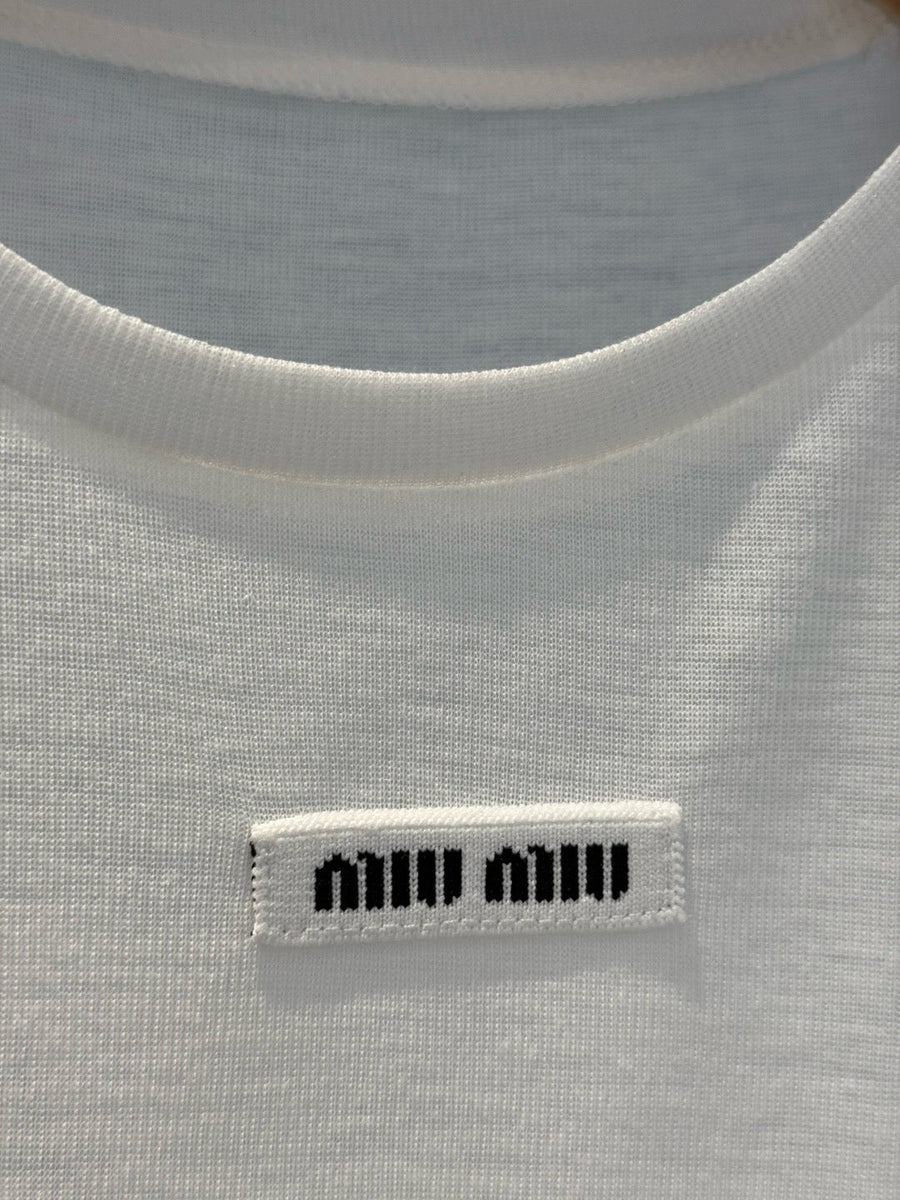 Tops- Miu M Top Elegant Everyday Designer Top