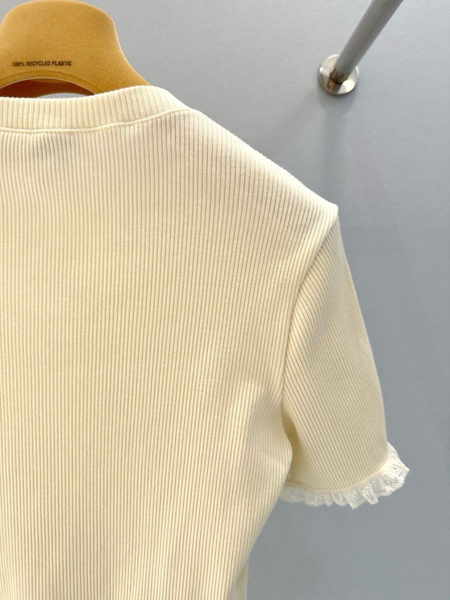 Tops- Miu M Top Premium Designer Casual Top