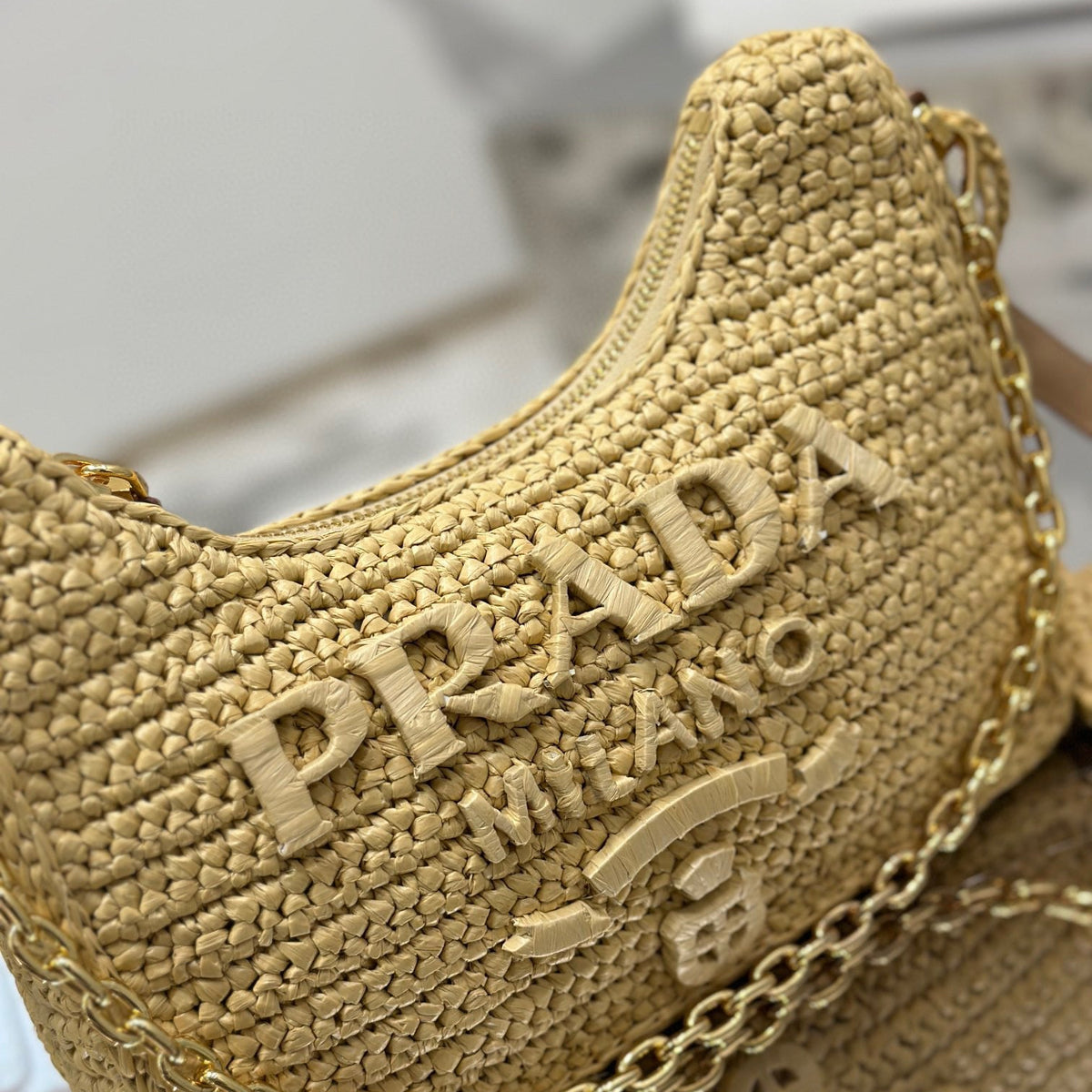 Bags- Pd Re-edition Crochet Mini Bag Luxury Designer Leather Handbag