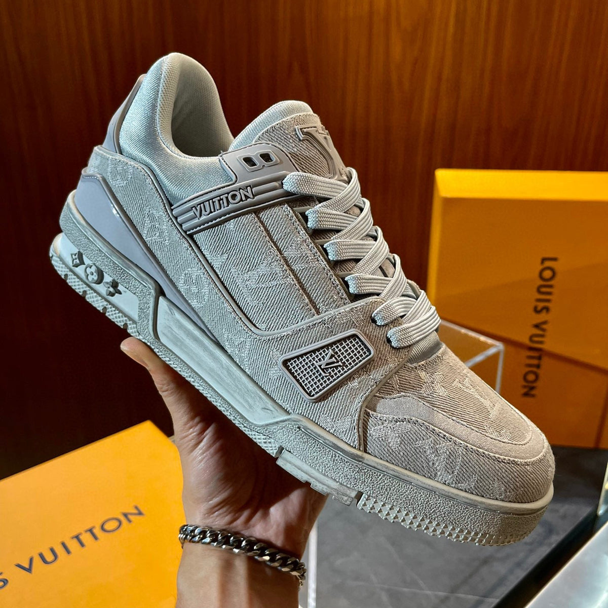 Louis Vuitton Shoes- Louis Vuitton Lou Trainers Comfortable Everyday Designer Shoes