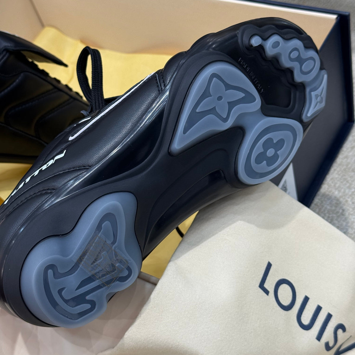 Louis Vuitton Shoes- Louis Vuitton Lou Footprint Sneaker Luxury Lifestyle Designer Footwear