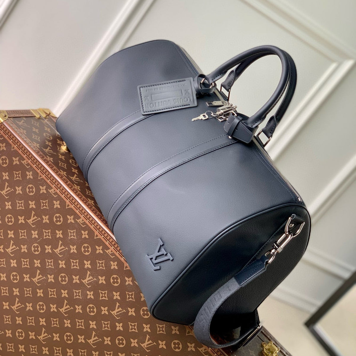Louis Vuitton Bags- Louis Vuitton Lou Keepall Bandoulière 50 Bag Luxury Designer Leather Handbag