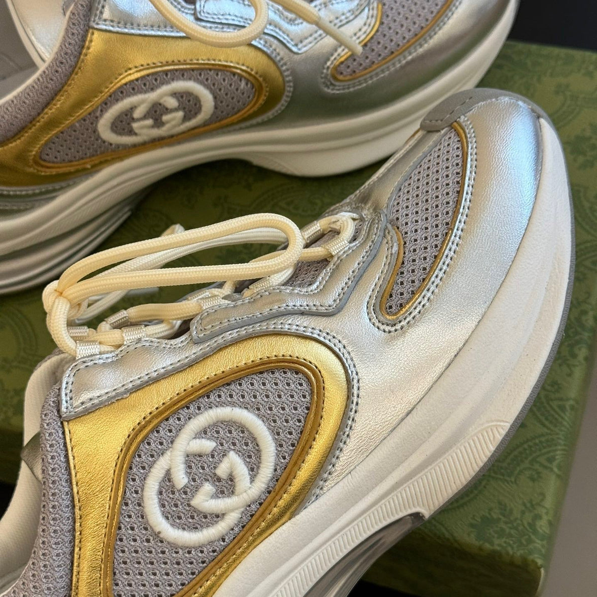 Gucci Shoes- Gucci Run Trainers Premium Designer Casual Shoes