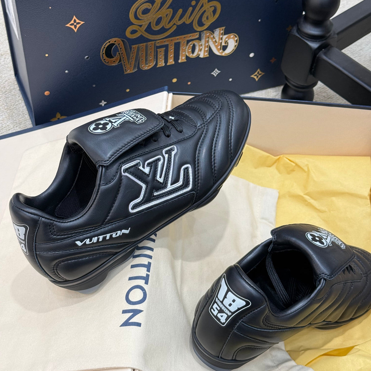 Louis Vuitton Shoes- Louis Vuitton Lou Footprint Sneaker Luxury Lifestyle Designer Footwear