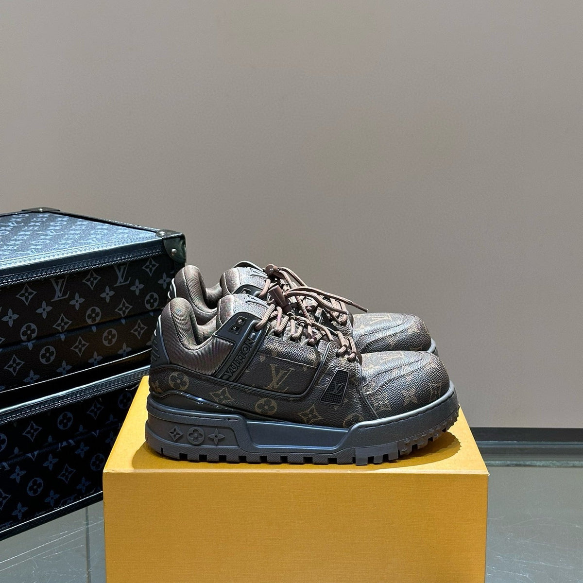Louis Vuitton Shoes- Louis Vuitton Lou Trainers Luxury Lifestyle Designer Footwear