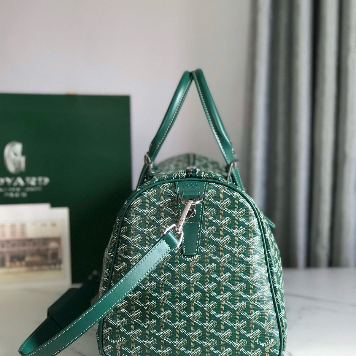 Bags- Goya Boston 45 Bag Luxury Designer Leather Handbag