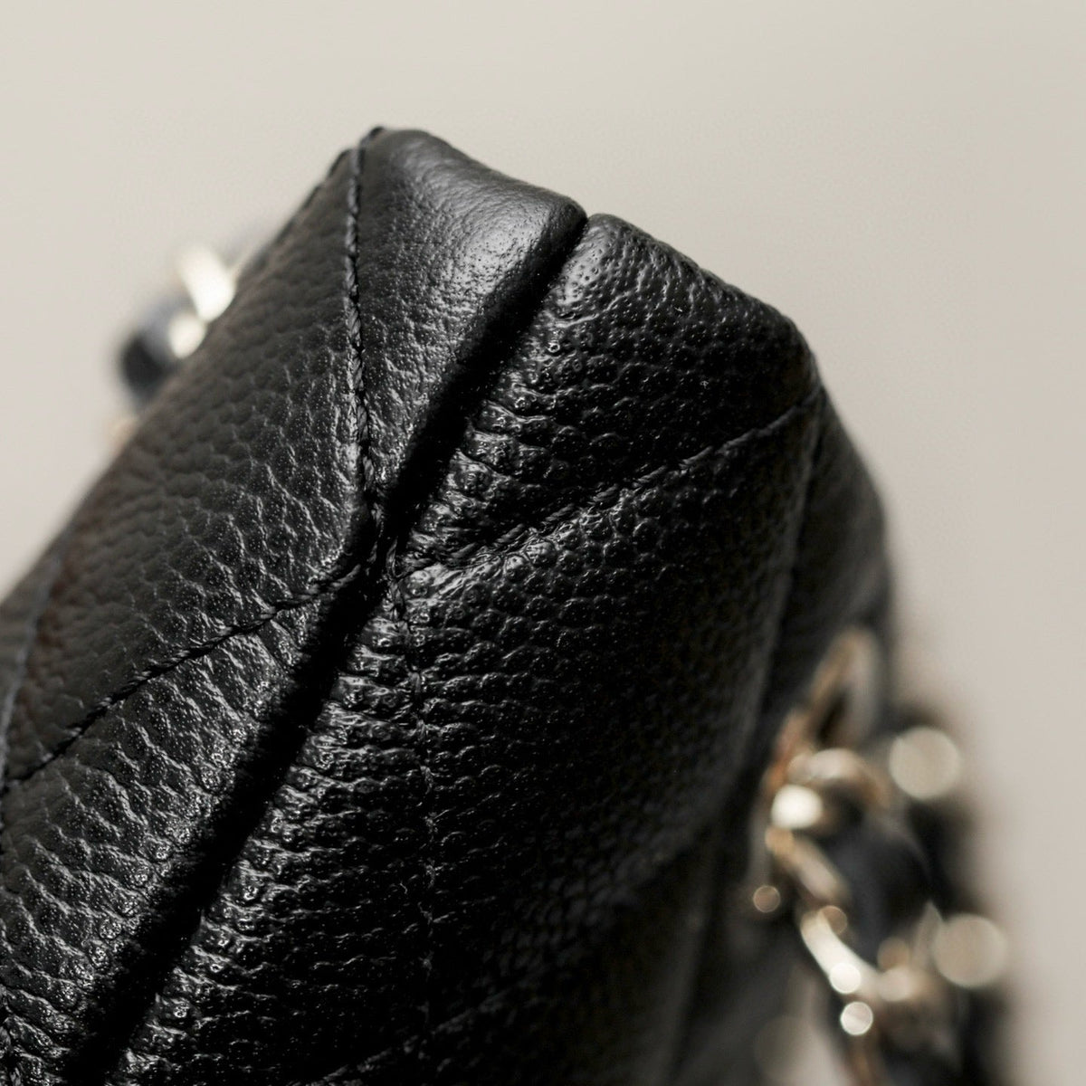 Chanel 25C Mini Tote Bag detail shot – authentic designer craftsmanship