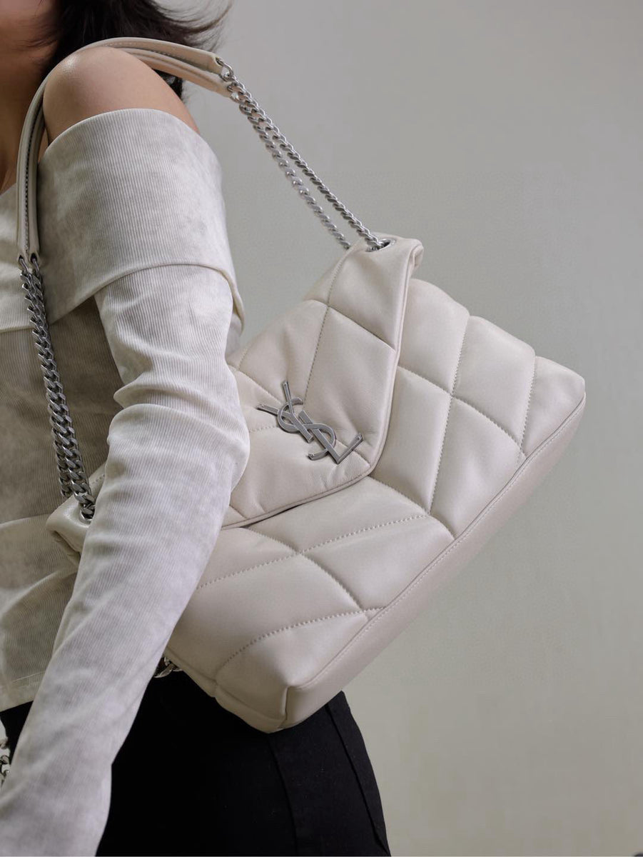 Saint Laurent Bags- Saint Laurent Loulou Medium Puffer Bag Premium Designer Shoulder Bag