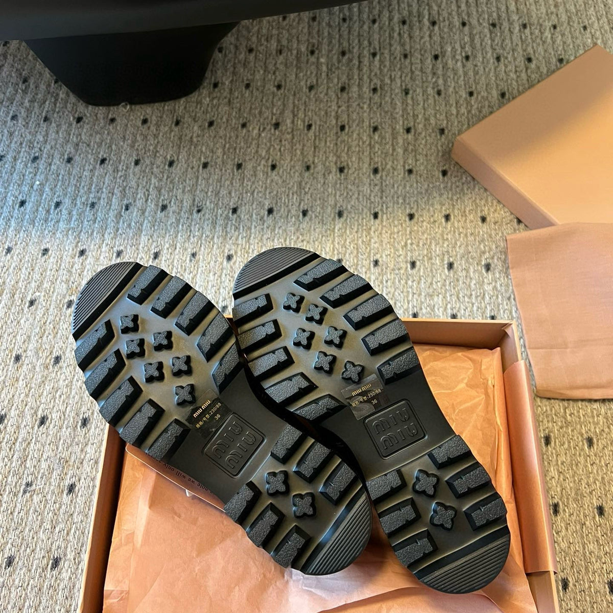 Shoes- Miu M Loafers Premium Designer Casual Shoes