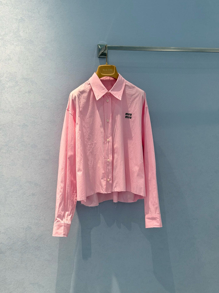 Tops- Miu M Shirt Premium Designer Casual Top