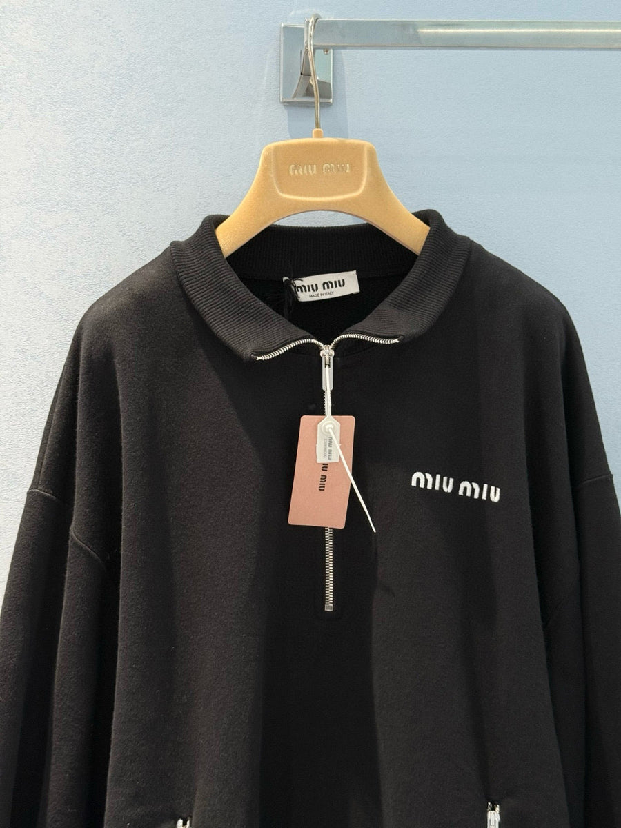 Hoodies- Miu M Sweatshirt Comfortable Luxury Streetwear Hoodie