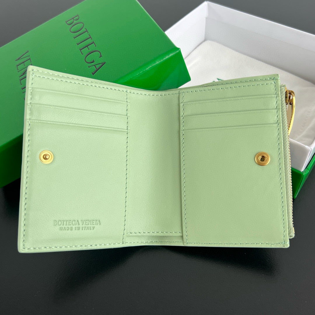 Bottega Veneta Wallets- Bottega Veneta Intrecciato Small Bi-fold Wallet Compact Luxury Card Wallet