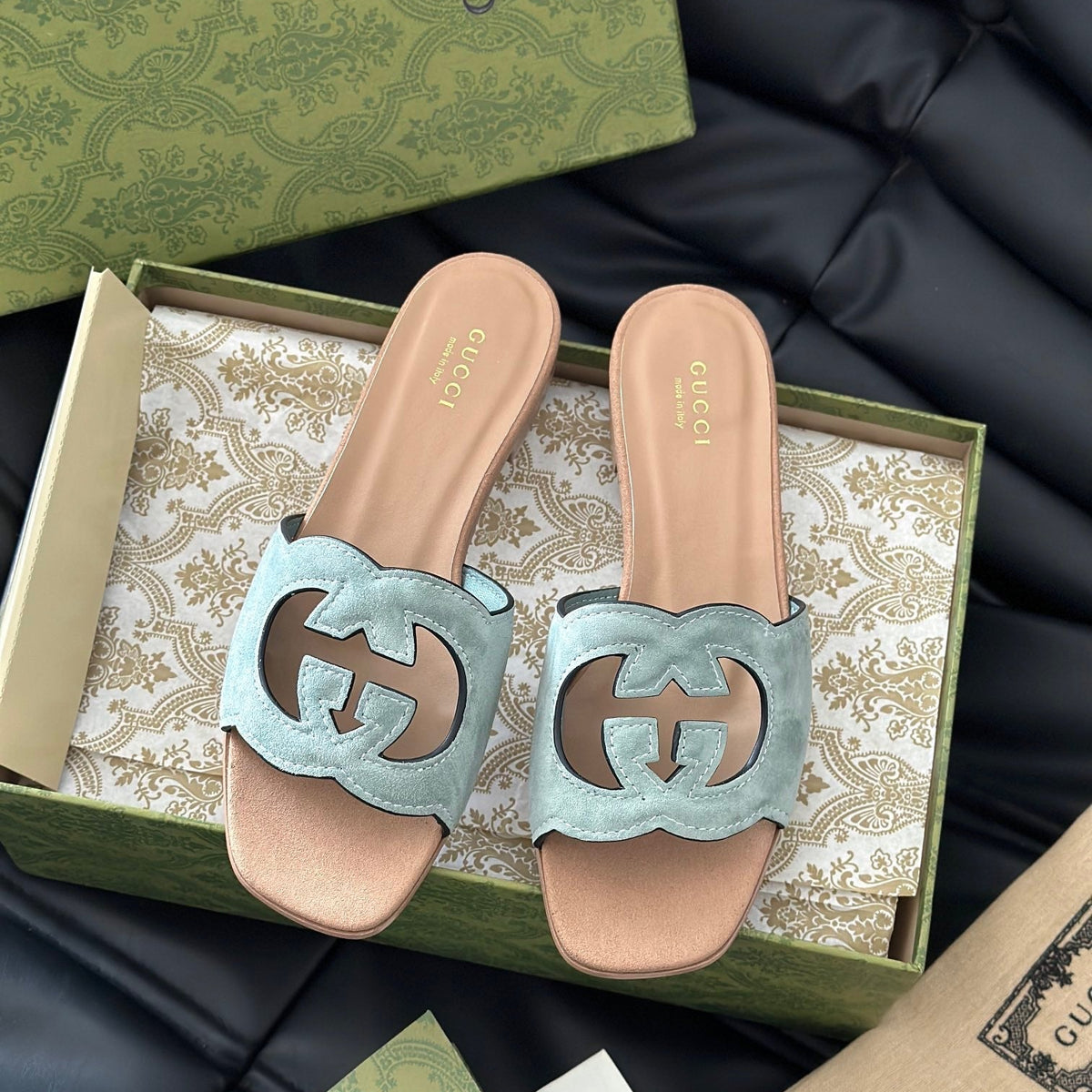 Gucci Shoes- Gucci Cut Out Sandals Comfortable Everyday Designer Shoes