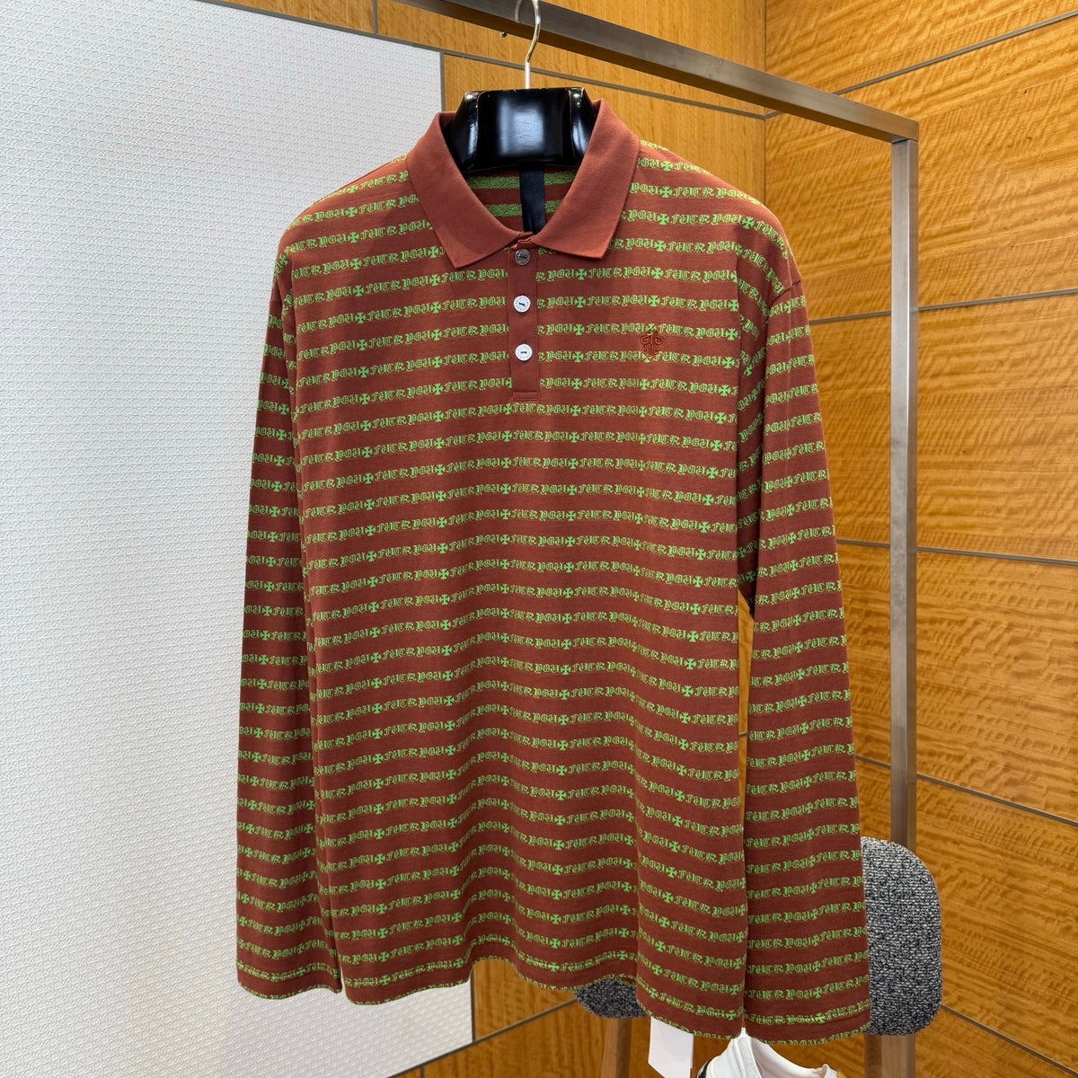 Polo Shirts? Chrome H Polo Shirt Classic Designer Cotton Polo Shirt