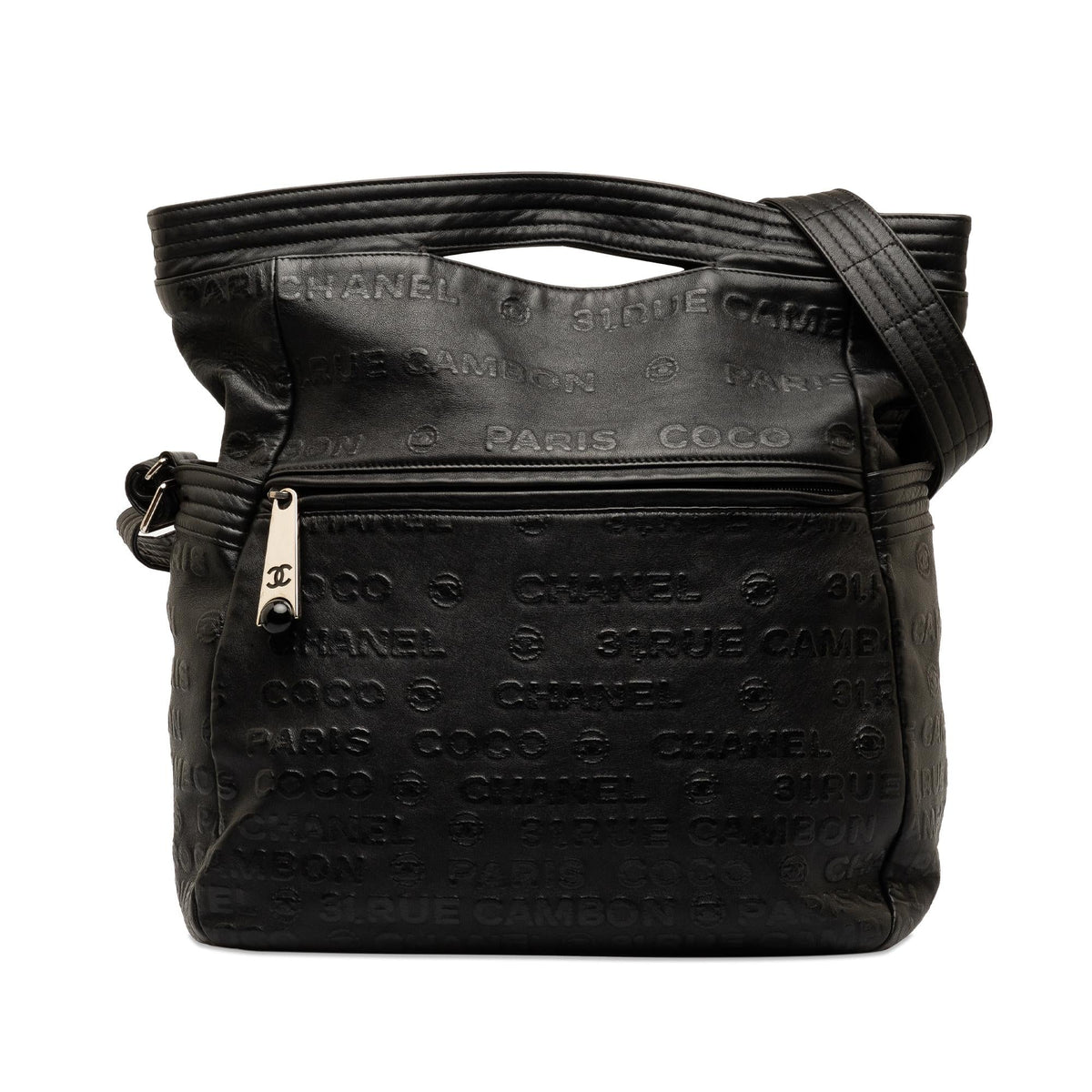 Chanel Bags Chanel 31 Rue Cambon Embossed Leather Satchel (-nBv17W) Luxury Designer Leather Handbag