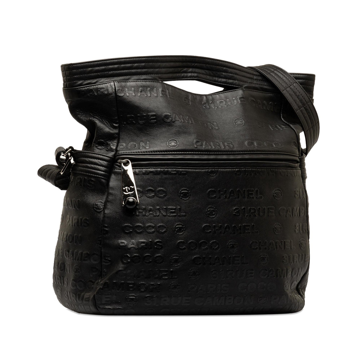 Chanel Bags Chanel 31 Rue Cambon Embossed Leather Satchel (-nBv17W) Luxury Designer Leather Handbag