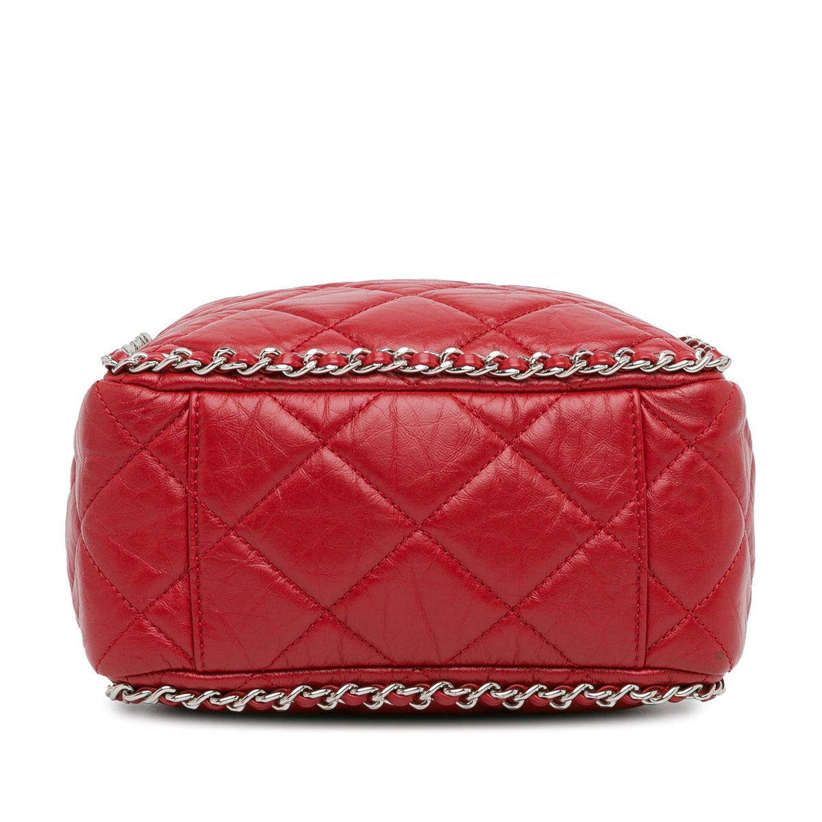 Chanel Bags Chanel Aged Calfskin Chain Around Drawstring Bucket (-i7MvxX) Elegant Everyday Designer Handbag