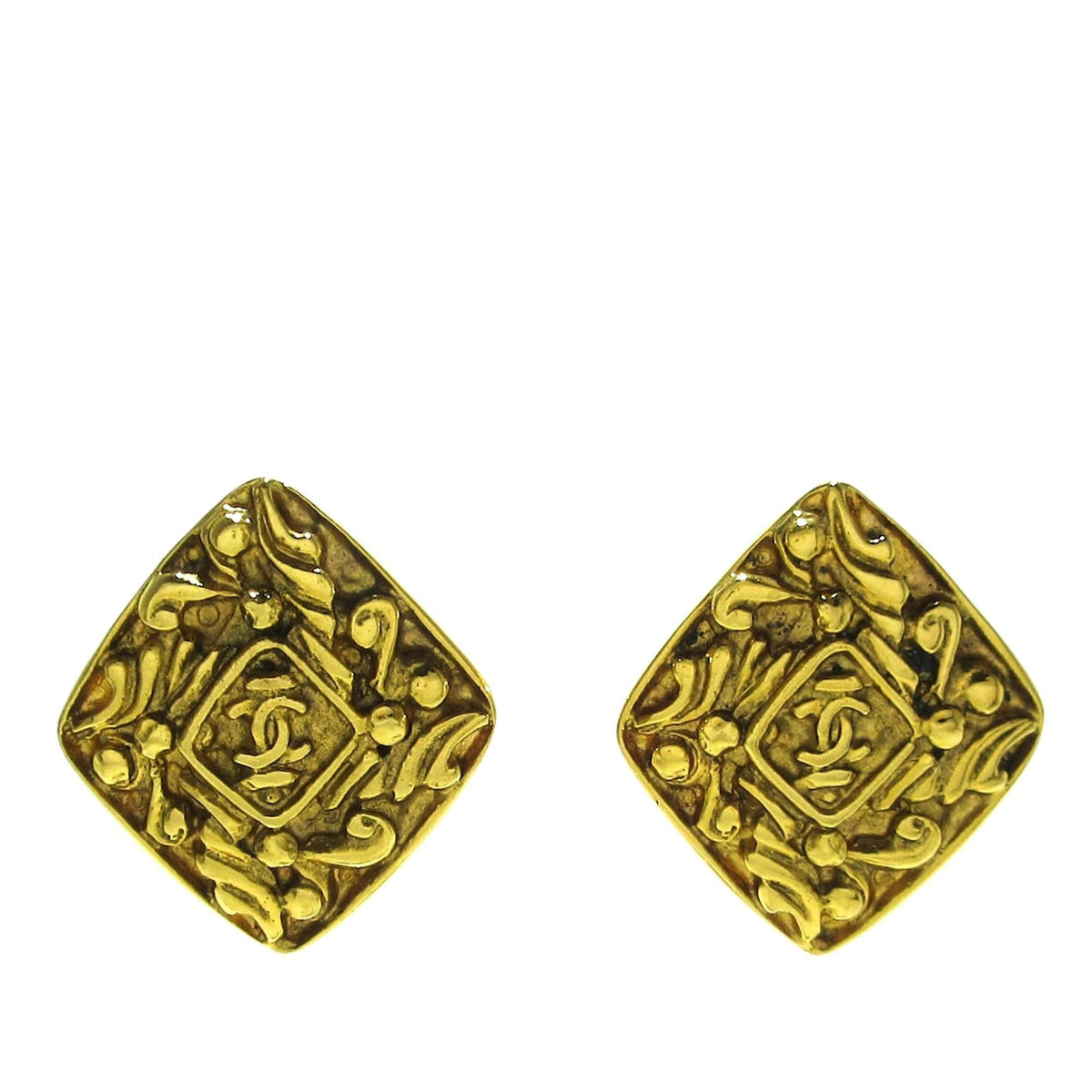 Chanel Jewellery? Chanel Arabesque Clip On Earrings (-XKpMkM) Elegant Everyday Fine Jewellery