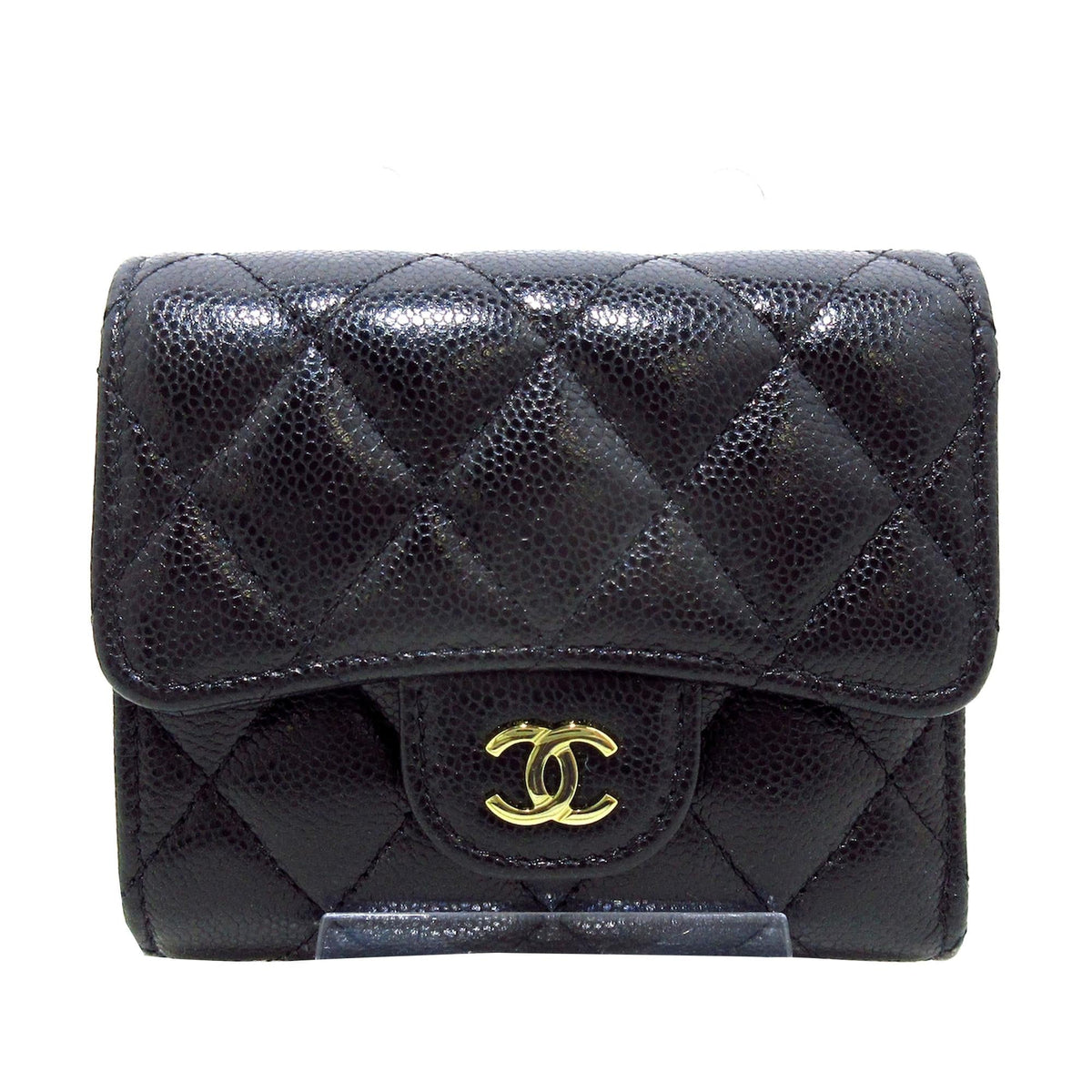 Chanel Wallets? Chanel Caviar Trifold Wallet (-NnCEHv) Premium Leather Designer Wallet