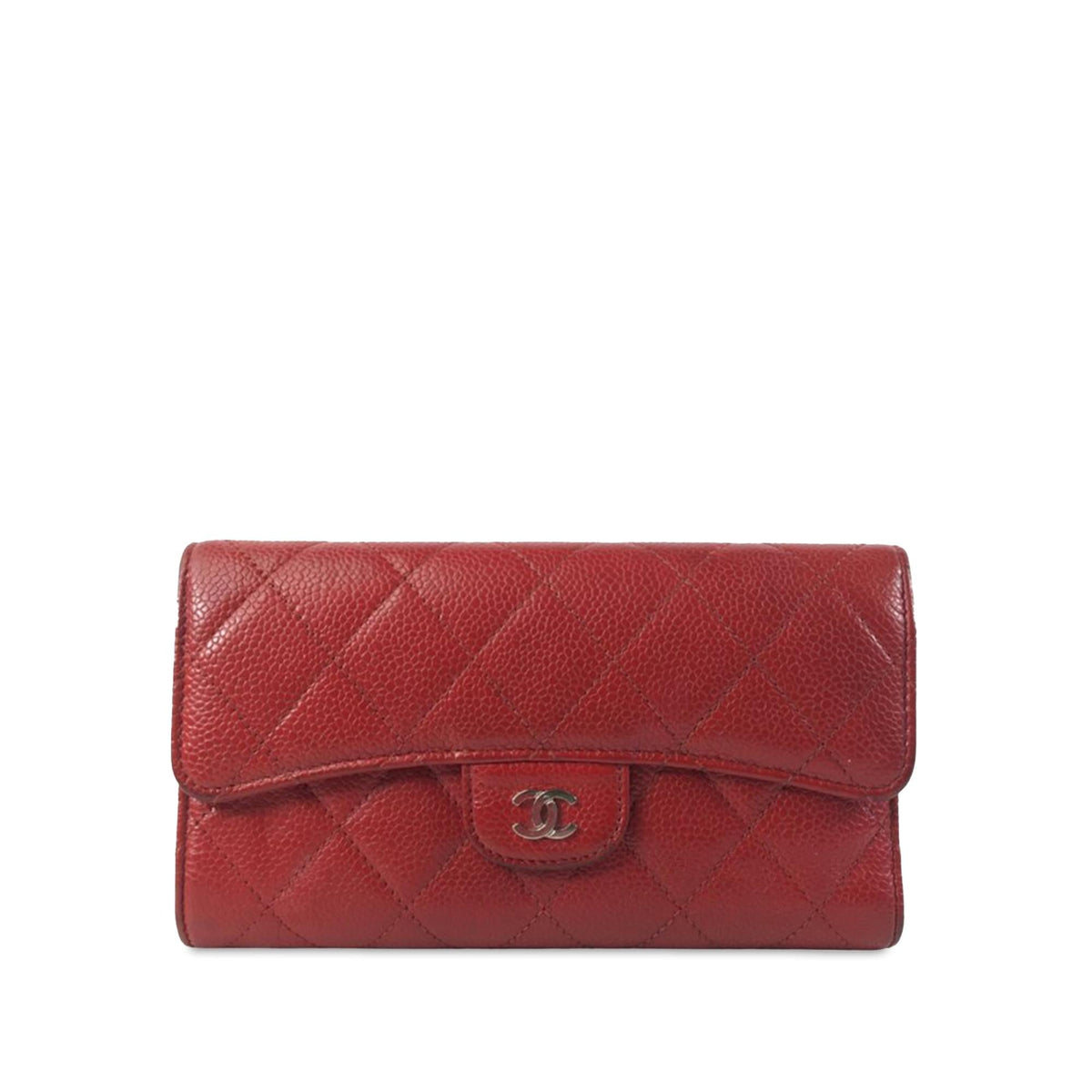 Chanel Wallets? Chanel Caviar Trifold Wallet (-avlCSd) Elegant Everyday Leather Wallet