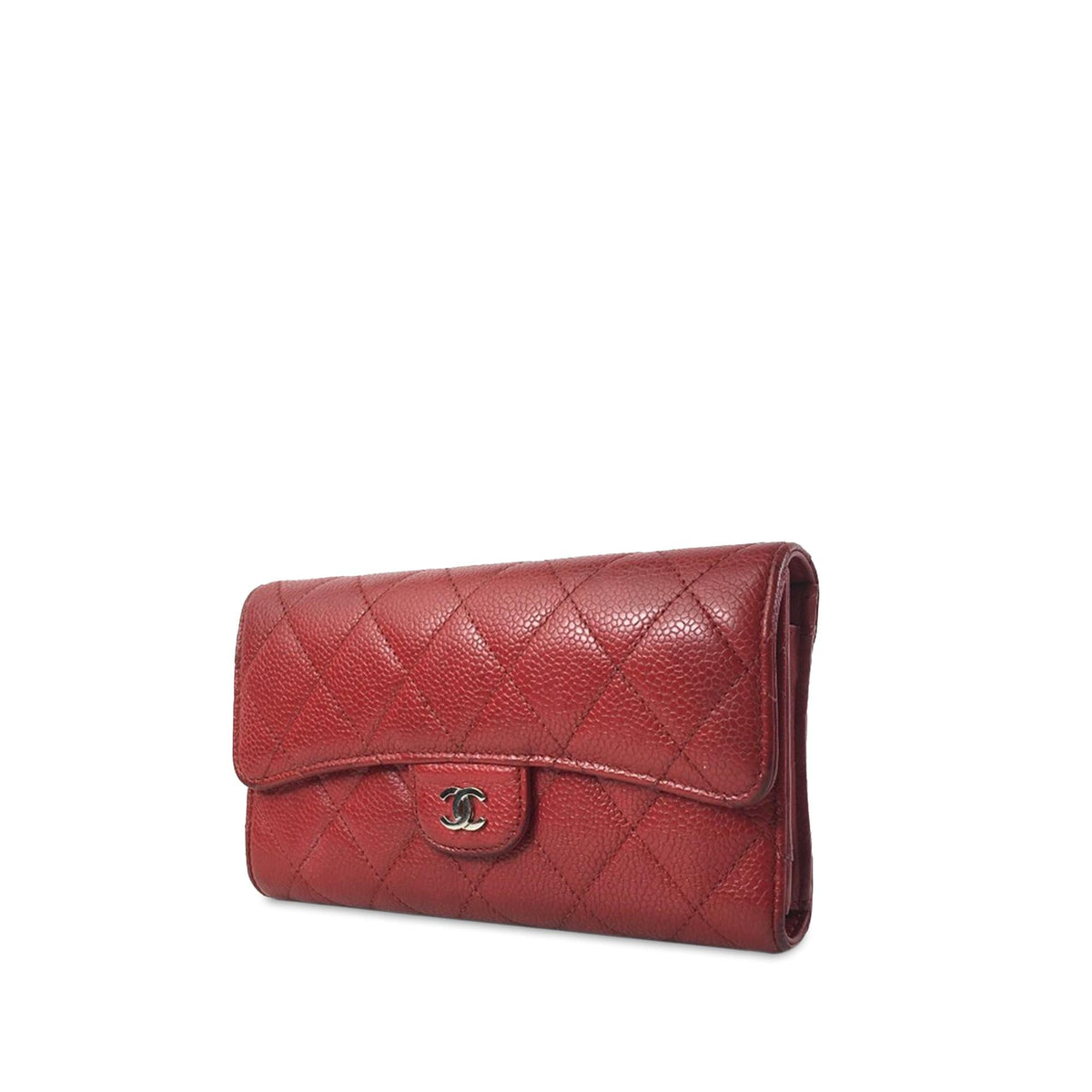 Chanel Wallets? Chanel Caviar Trifold Wallet (-avlCSd) Elegant Everyday Leather Wallet