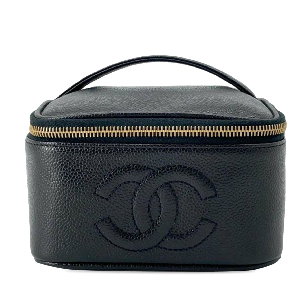 Chanel Bags Chanel Caviar Vanity Case (-ZGVVQs) Elegant Everyday Designer Handbag