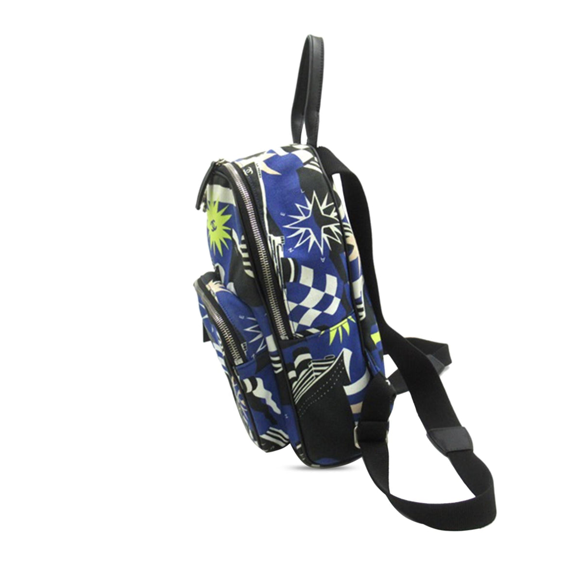 Chanel Bags Chanel Cruise Print Canvas Backpack (-wqmXsi) Premium Designer Shoulder Bag