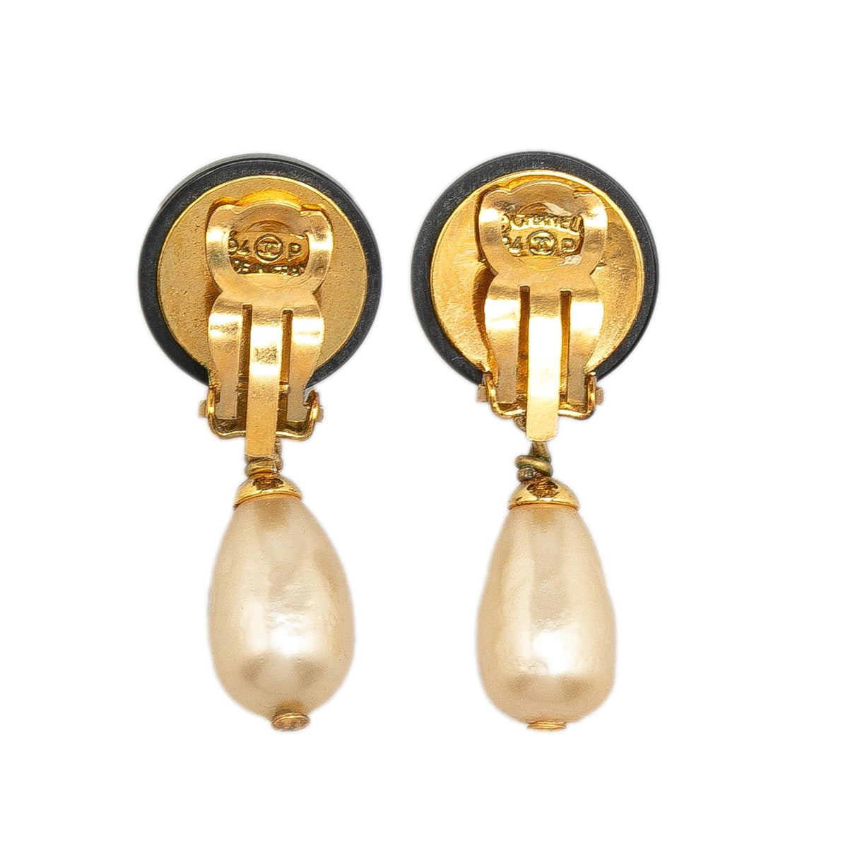 Chanel Jewellery? Chanel Dangling Faux Pearl Clip on Earrings (-xVB7Y6) Luxury Designer Statement Jewellery