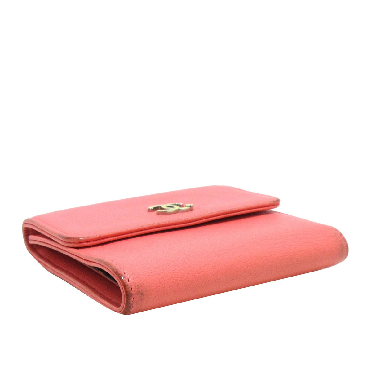 Chanel Wallets? Chanel Lucky Clover Calfskin Small Wallet (-kFLM7a) Compact Luxury Card Wallet