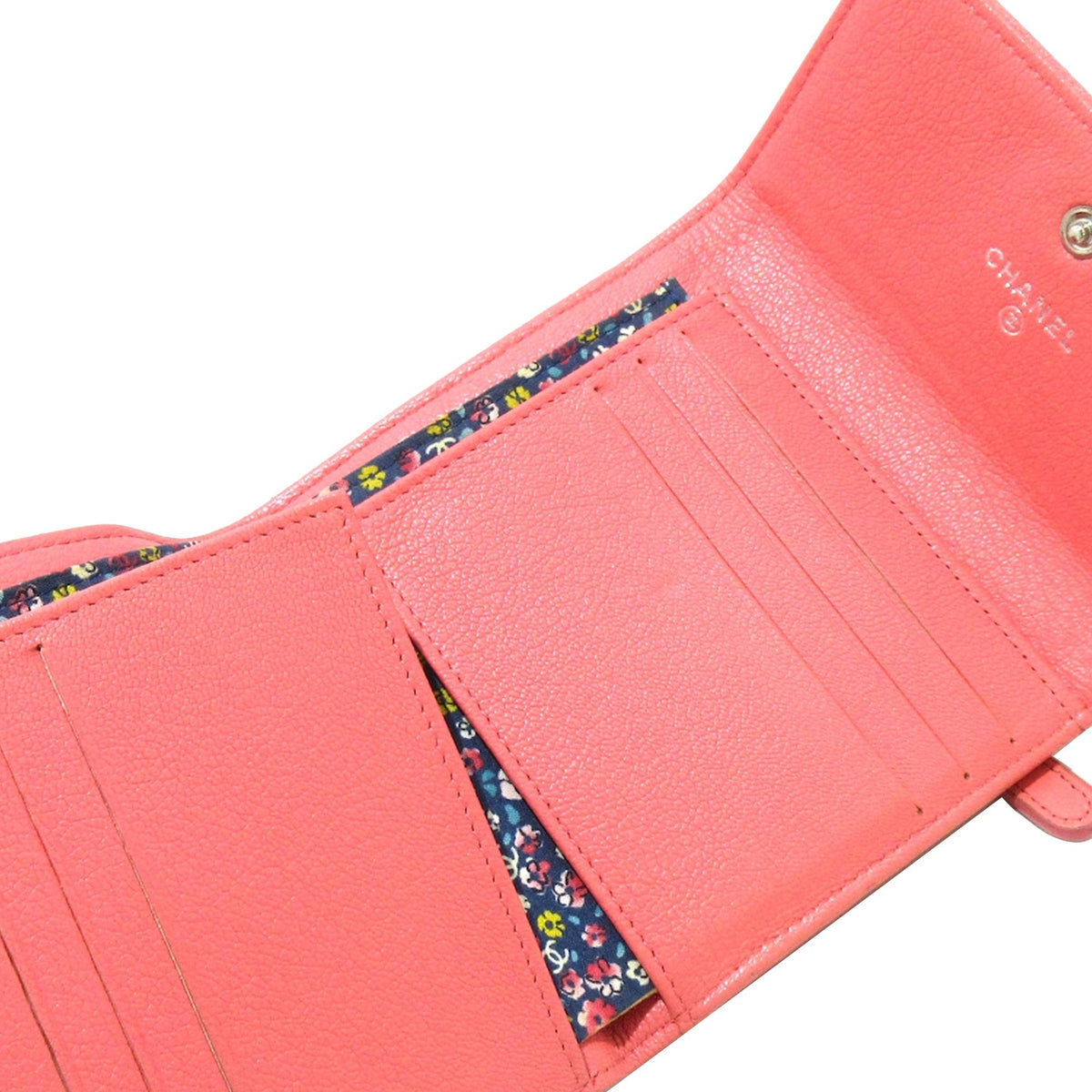 Chanel Wallets? Chanel Lucky Clover Calfskin Small Wallet (-kFLM7a) Compact Luxury Card Wallet